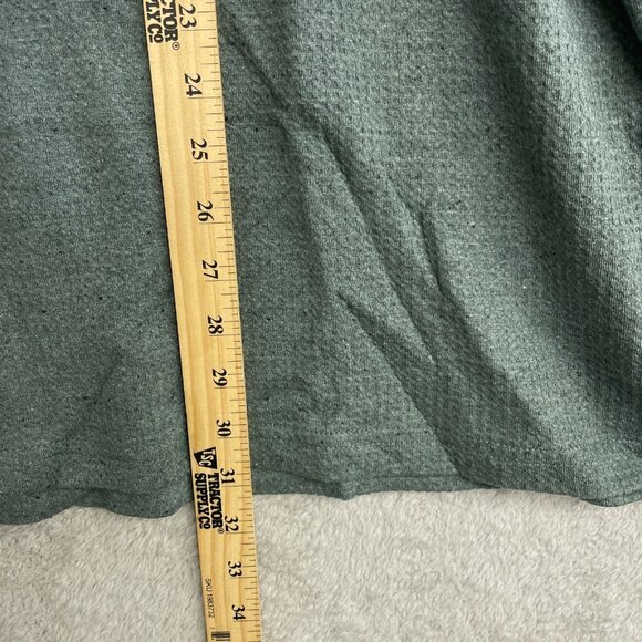 NEW English Laundry Men's XXL Green Long-Sleeve Crew Neck Waffle Knit Sweatshirt - Picture 8 of 11